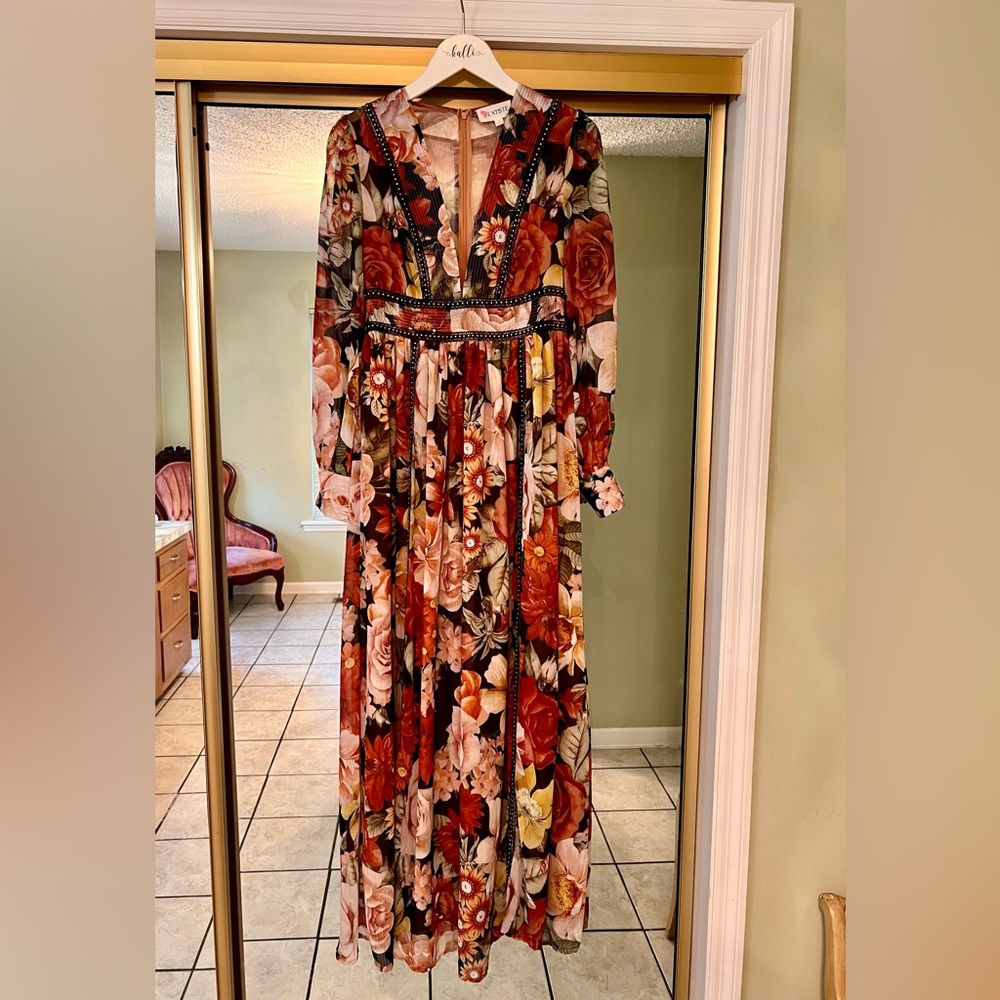 L'atiste By Amy Floral Maxi Dress